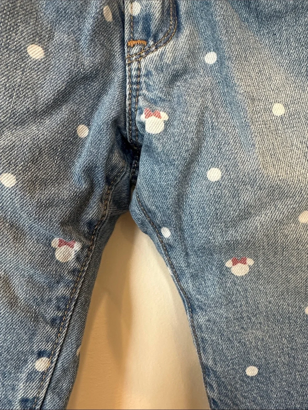 Baby Gap Minnie mouse fleece lined jeans
